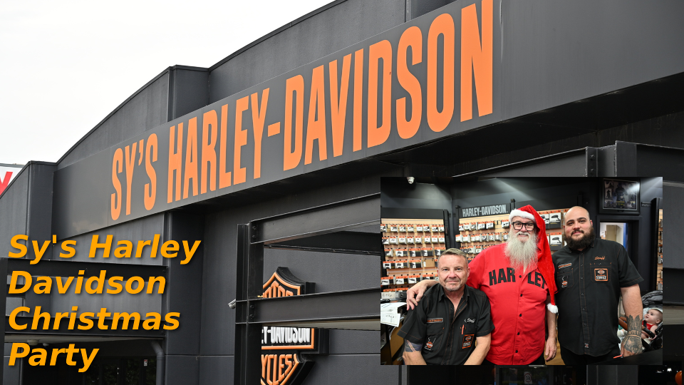 Crossy visits Sy’s Harley Davidson Christmas celebrations